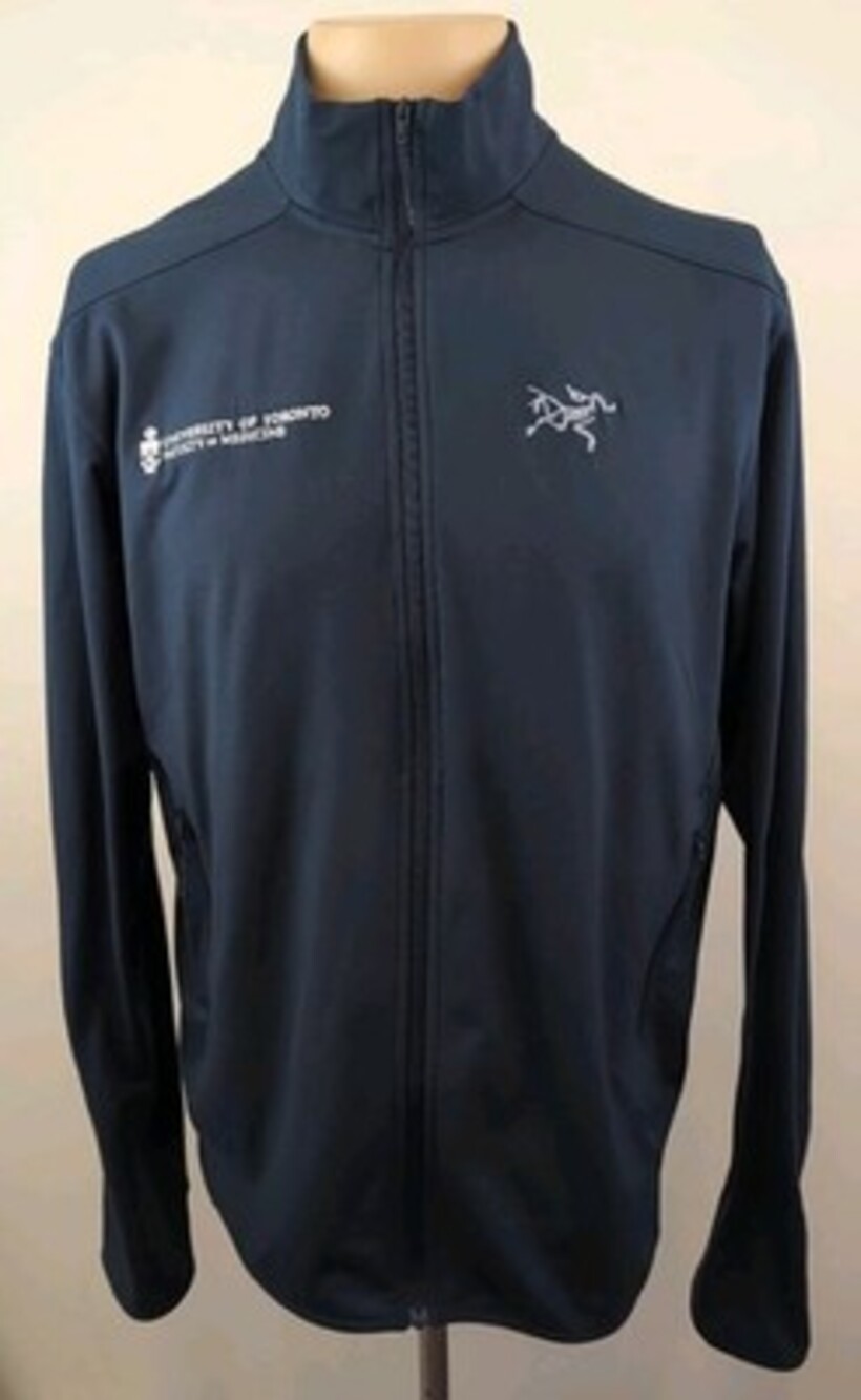 Arc'teryx Mens Kyanite LT Jacket Zip Up Sweater U Of T Faculty Of Medicine Sz M